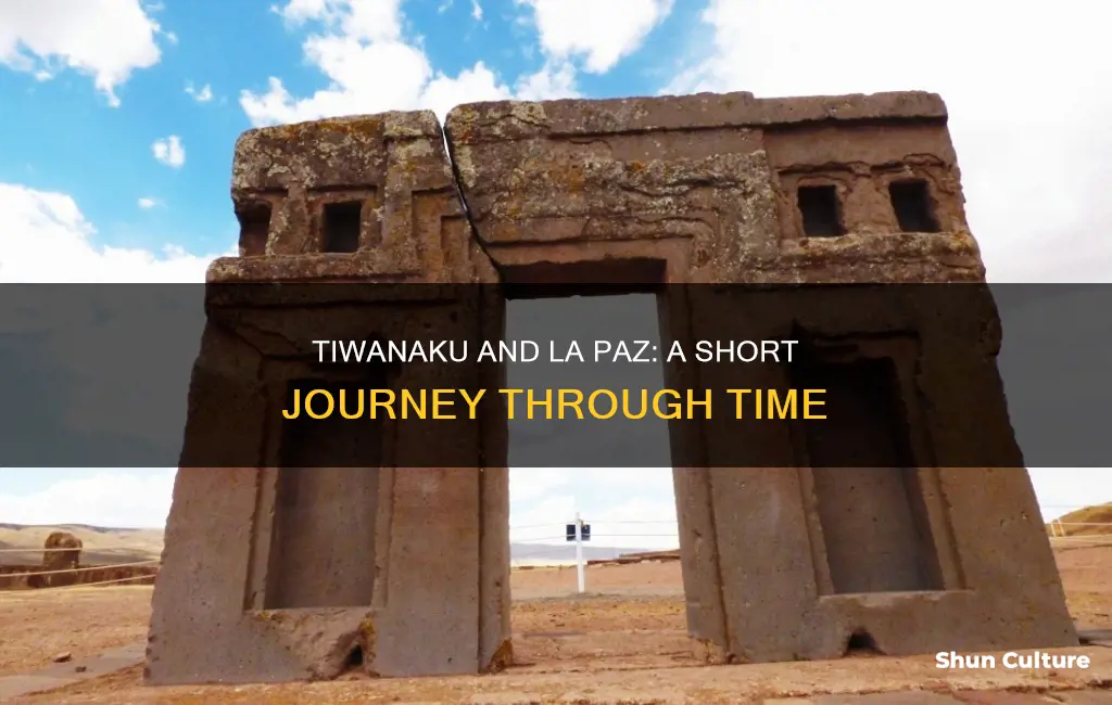 how far away is tiwanaku from la paz bolivia