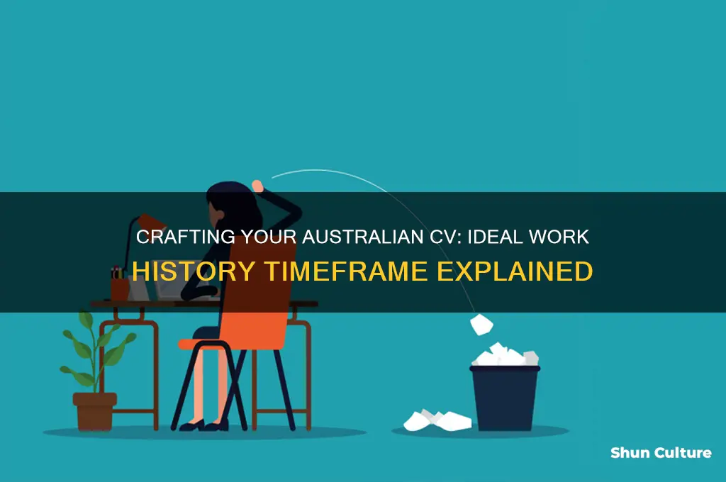 how far back should a cv go australia