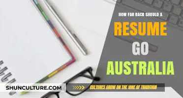 Tailoring Your Australian Resume: Ideal Work History Timeframe Explained