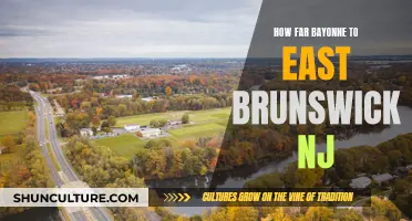 Bayonne to East Brunswick: Distance and Travel Options