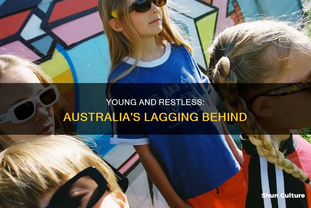how far behind is young and the restless in australia