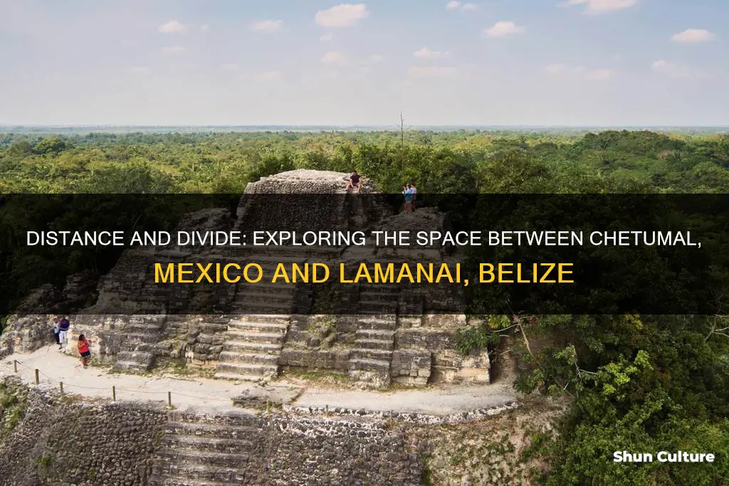 how far chetumal mexico from lamanai belize