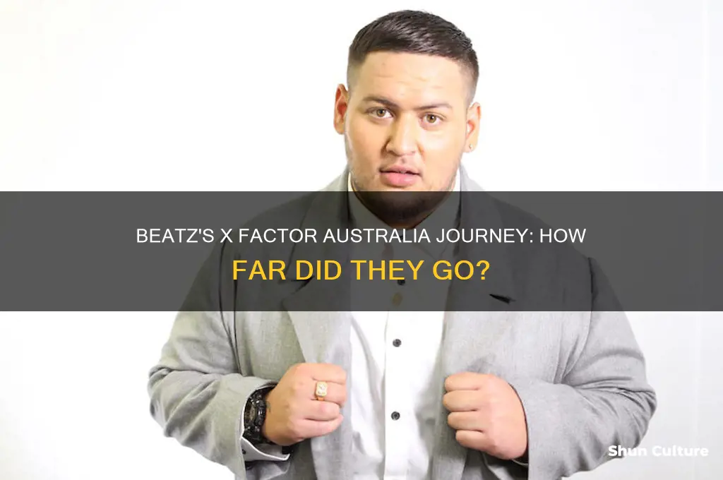 how far did beatz go in the x factor australia