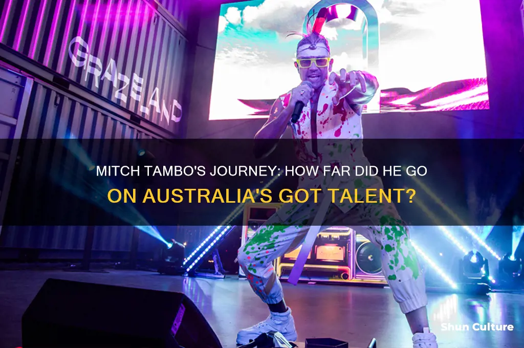 how far did mitch tambo go through australia
