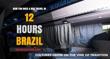 Exploring Brazil: Bus Travel Distances in a 12-Hour Journey