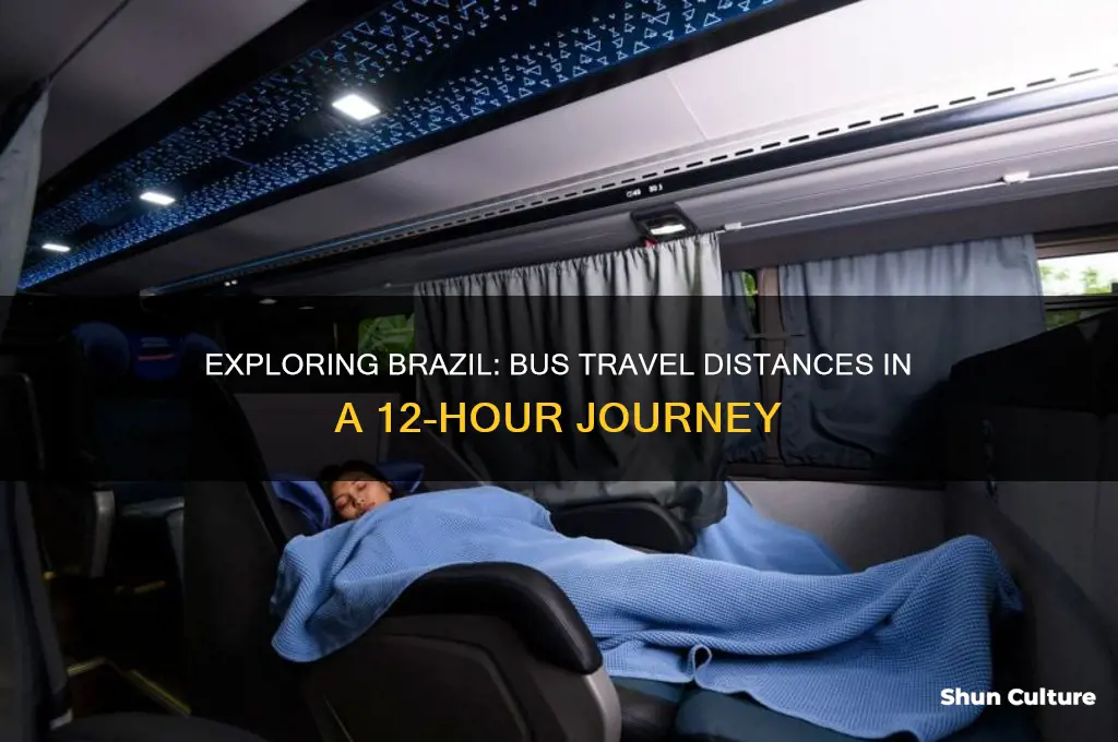 how far does a bus travel in 12 hours brazil