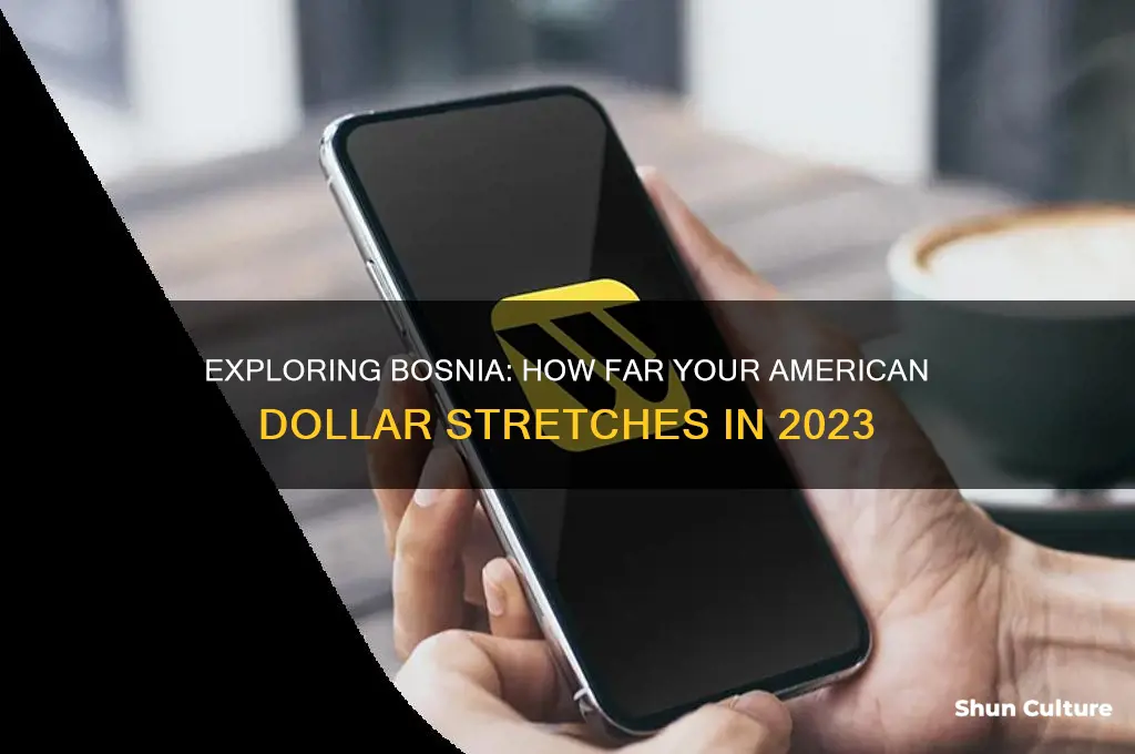 how far does american dollar go in bosnia