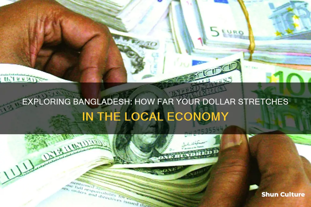 how far does the dollar go in bangladesh