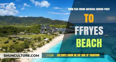 Exploring Antigua: Distance from Cruise Port to Ffryes Beach