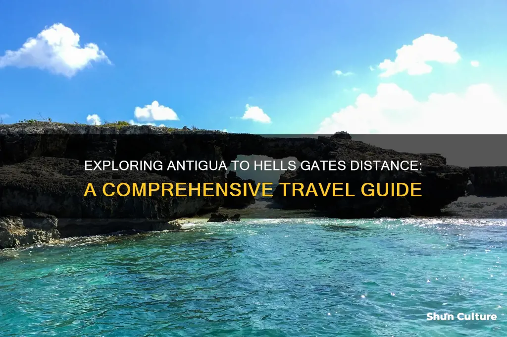how far from antigua is hells gates