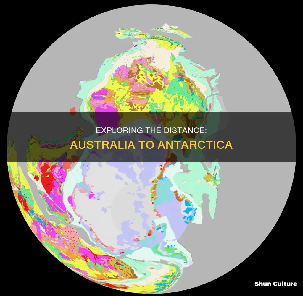 how far from australia to antarctica