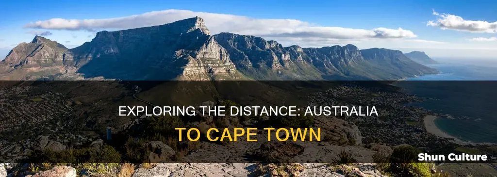 how far from australia to capetown