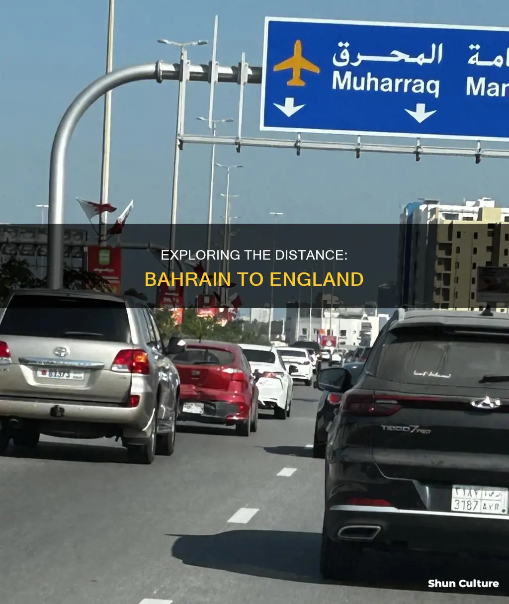 how far from bahrain to england