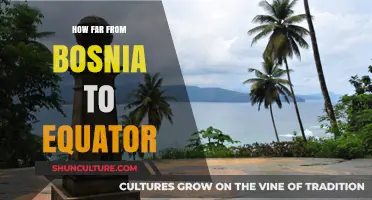 Bosnia to Equator: Calculating the Distance and Exploring Geography
