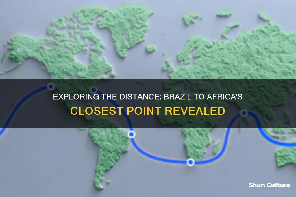 how far from brazil to africa