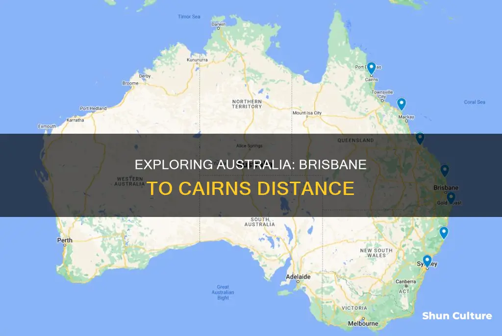how far from brisbane to cairns australia