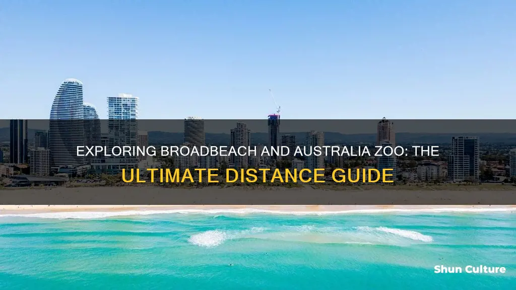 how far from broadbeach to australia zoo