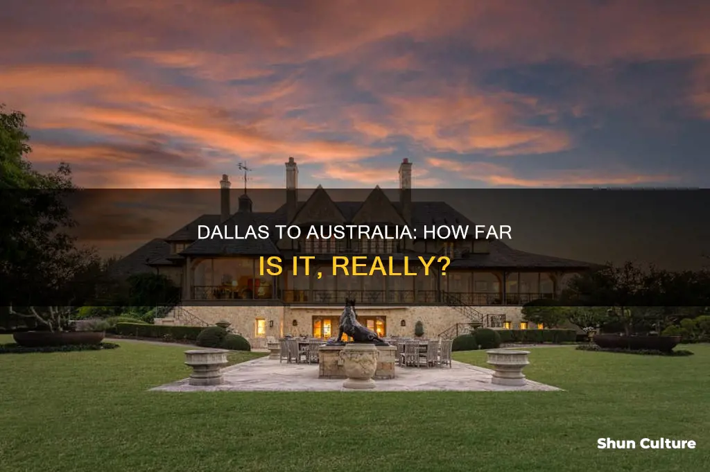 how far from dallas to australia