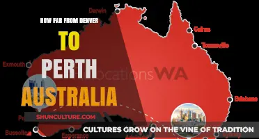 Denver to Perth: Miles and Miles Away