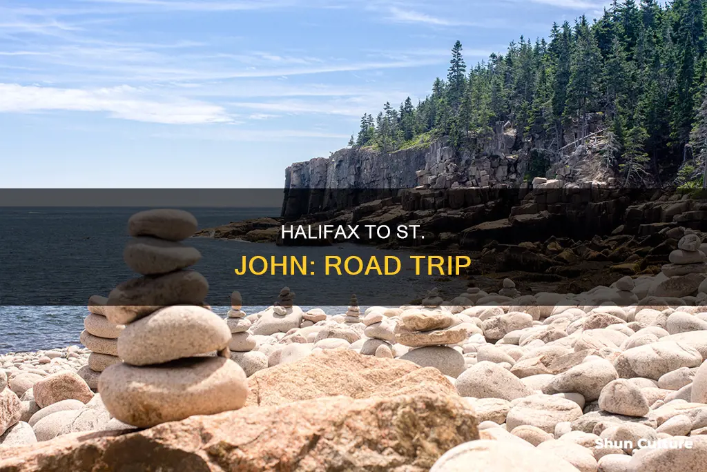 how far from halifax to st john new brunswick