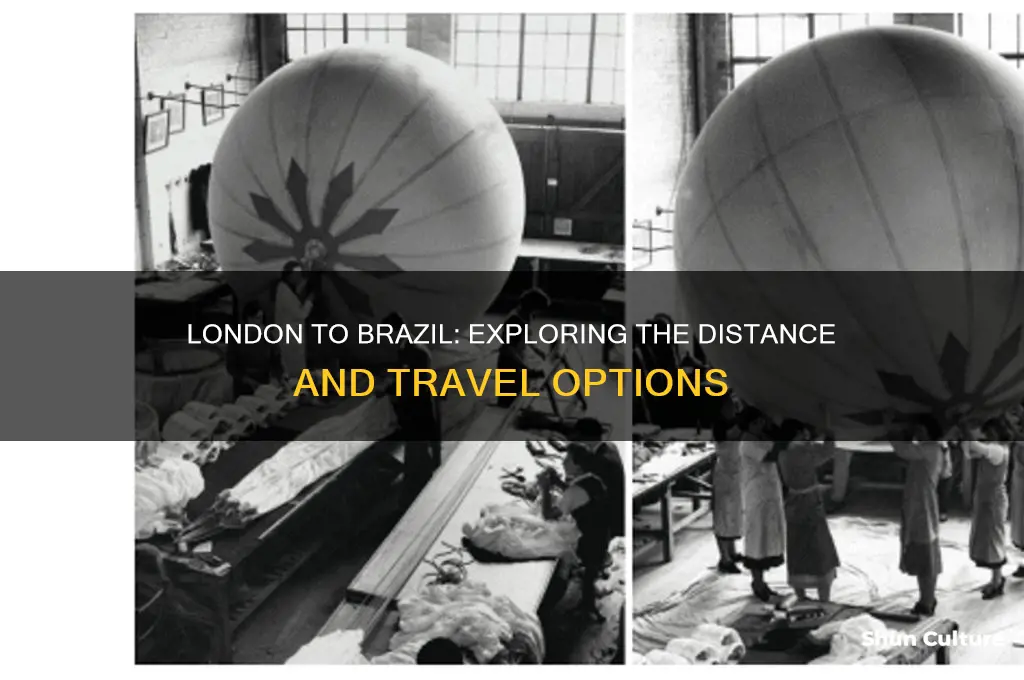 how far from london to brazil