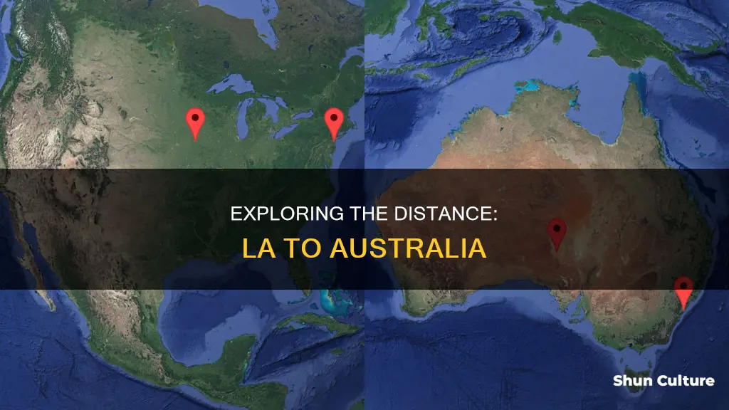 how far from los angeles to australia