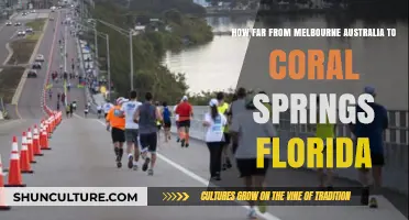 Exploring the Distance: Melbourne to Florida's Coral Springs