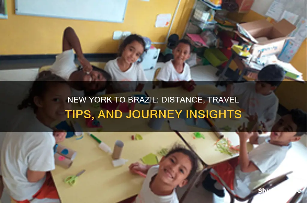 how far from new york to brazil