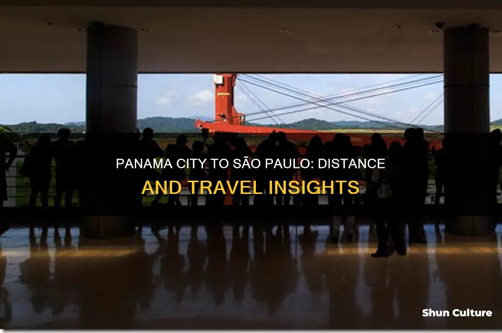 how far from panama city panama to sao paulo brazil
