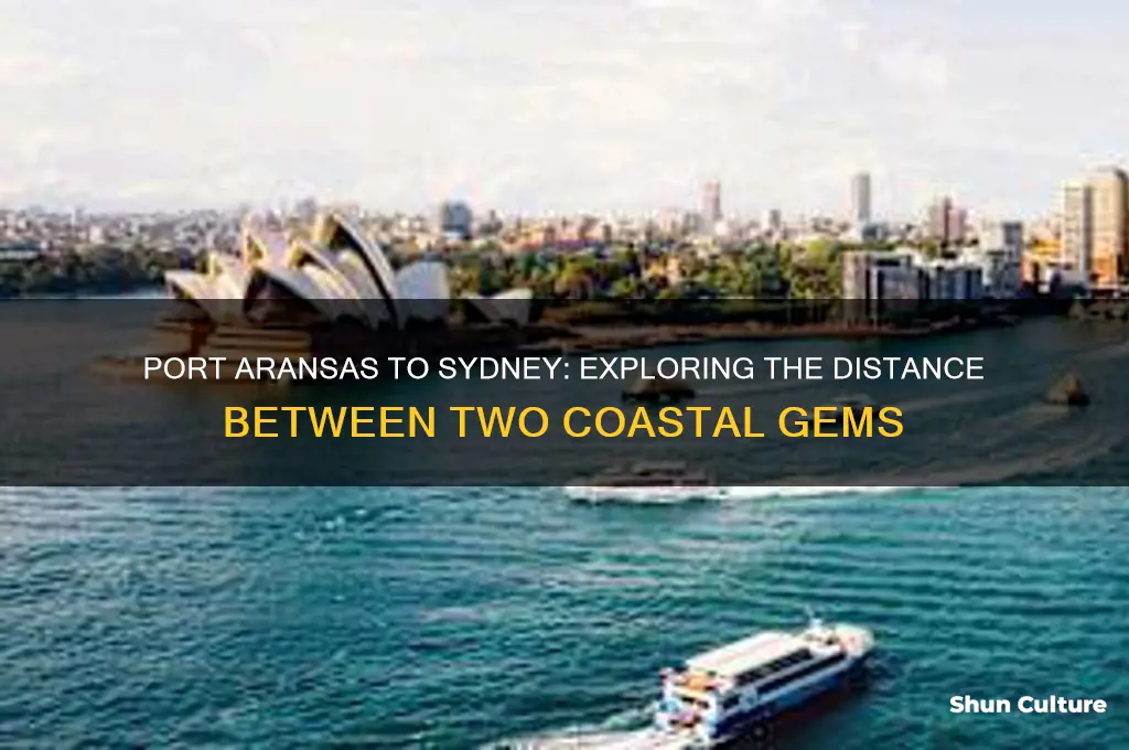 how far from port aransas to sydney australia