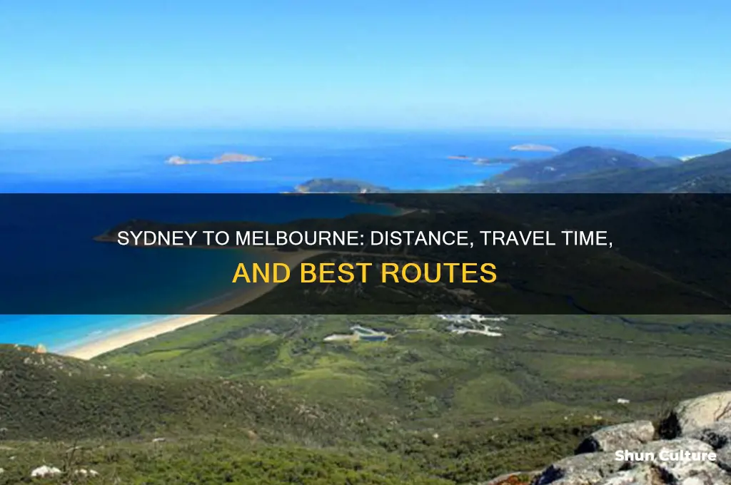 how far from sydney to melbourne australia