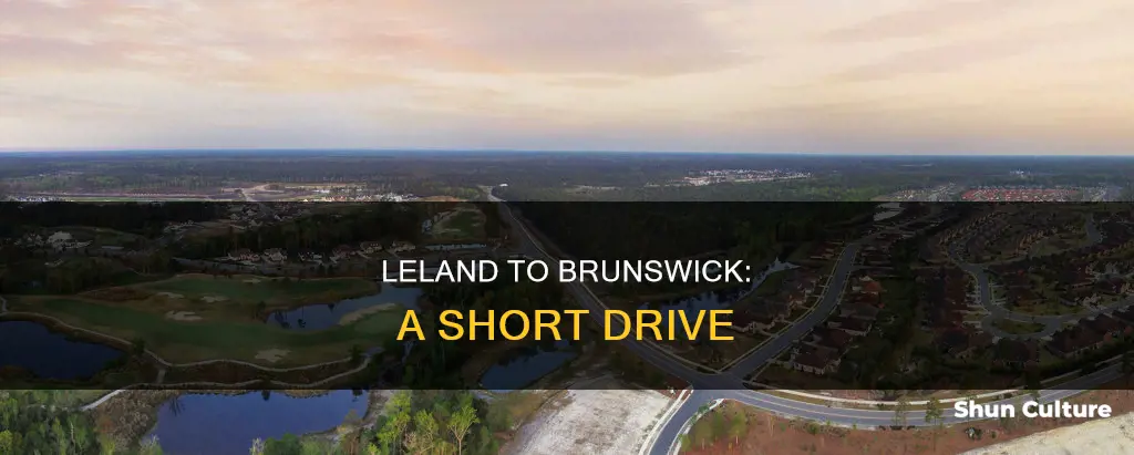 how far in leland nc from brunswick plantation