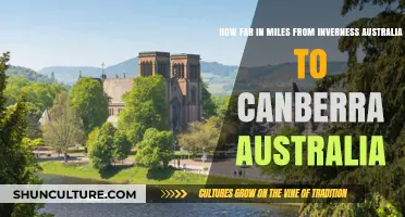 Exploring Australia: Miles Between Inverness and Canberra