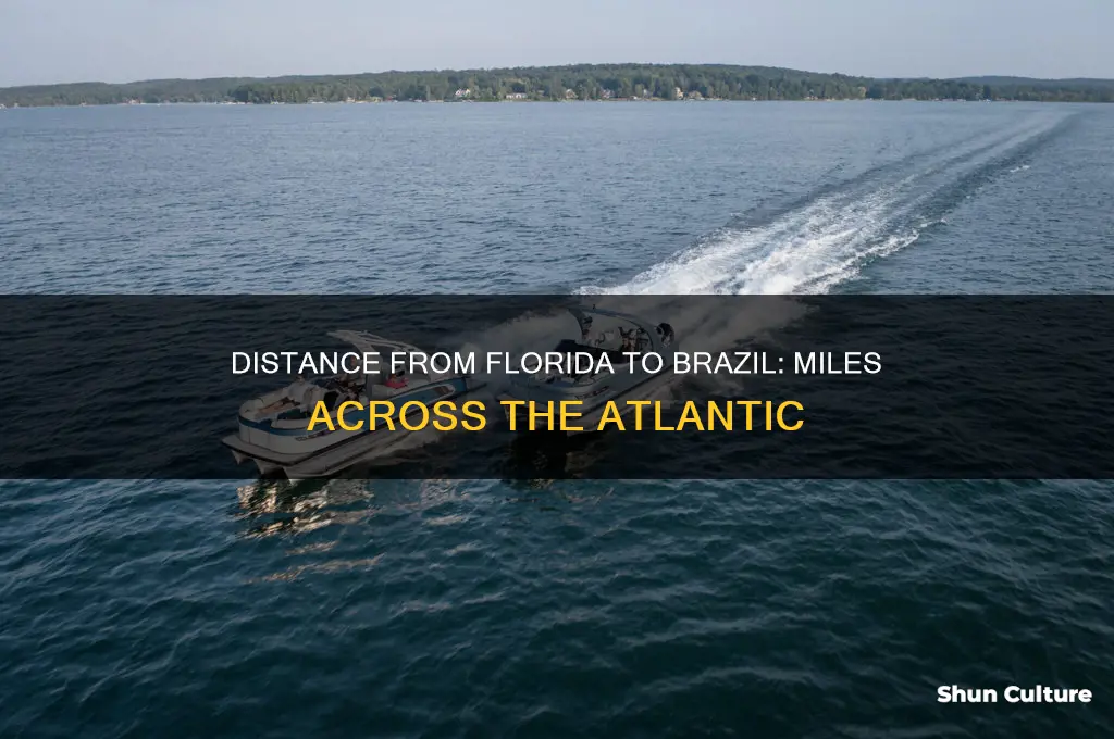how far in miles is brazil from florida