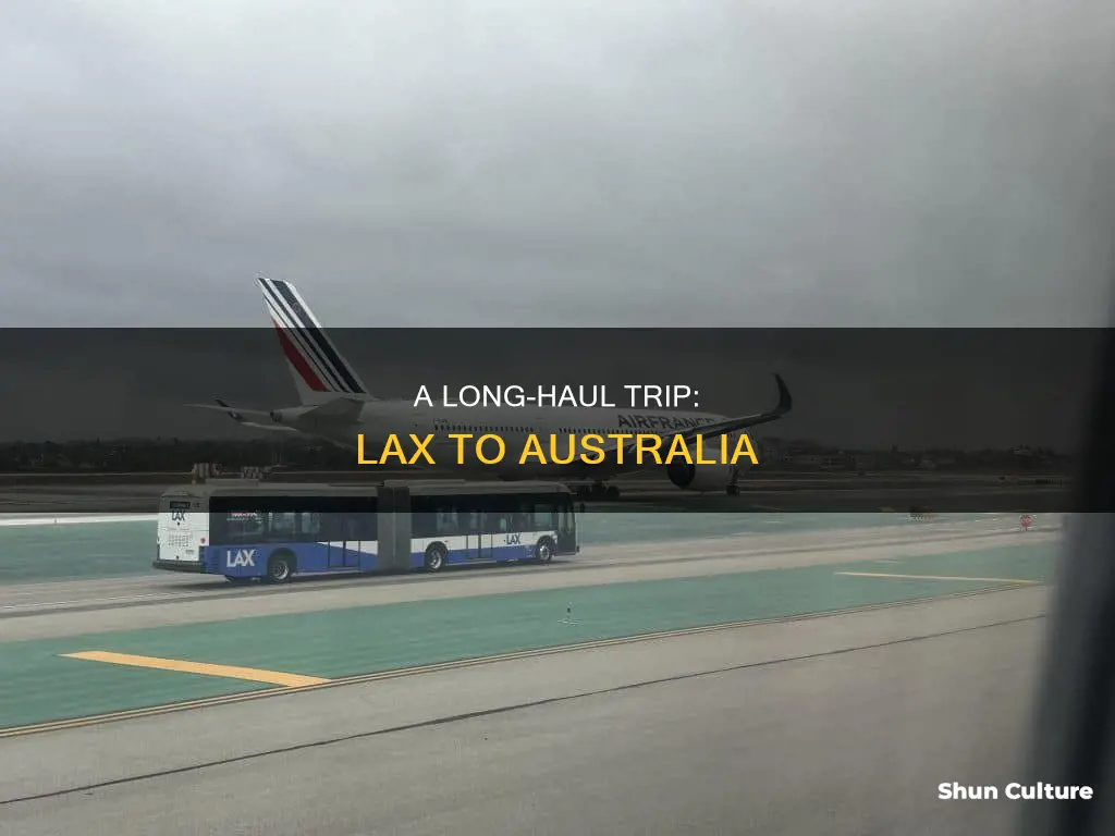 how far is a flight from lax to australia