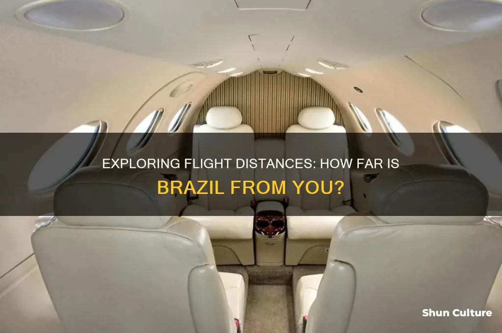 how far is a flight to brazil