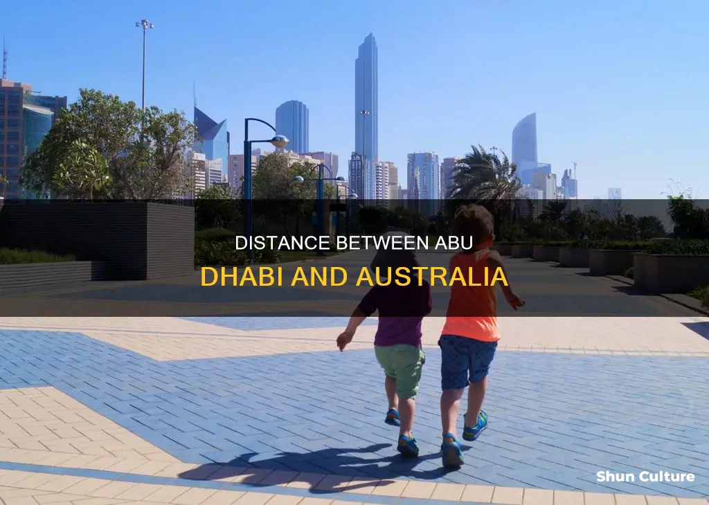 how far is abu dhabi united arab emirates from australia