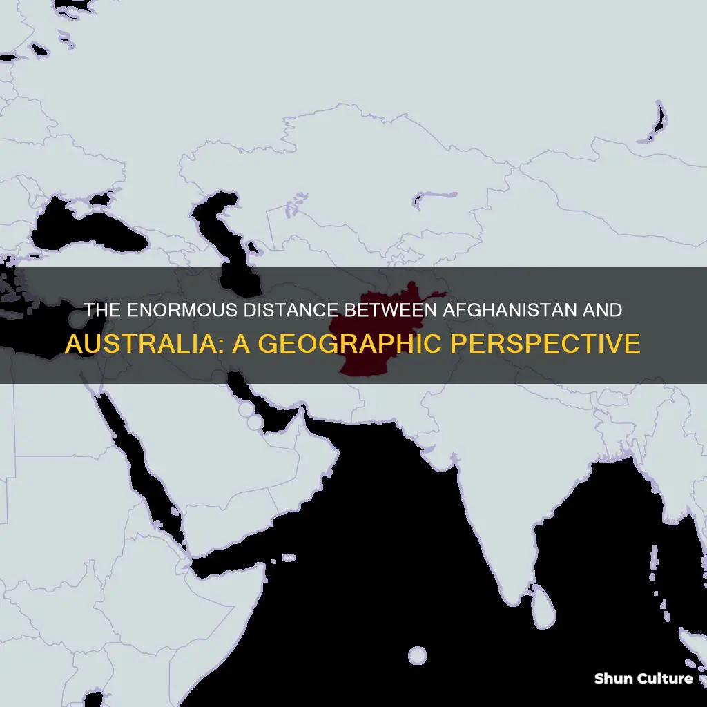 how far is afghanistan from australia