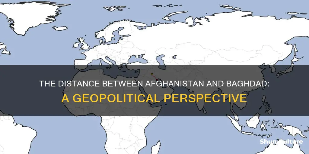 how far is afghanistan from baghdad