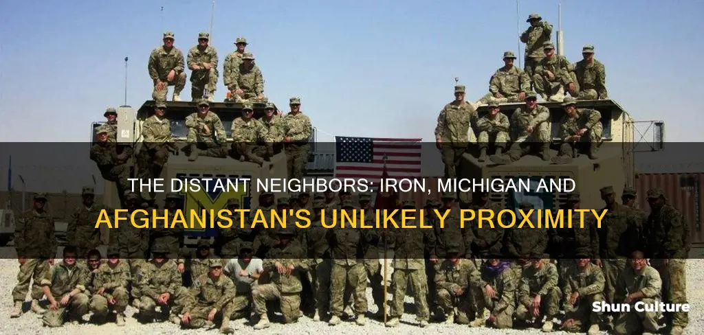 how far is afghanistan from iron michigan