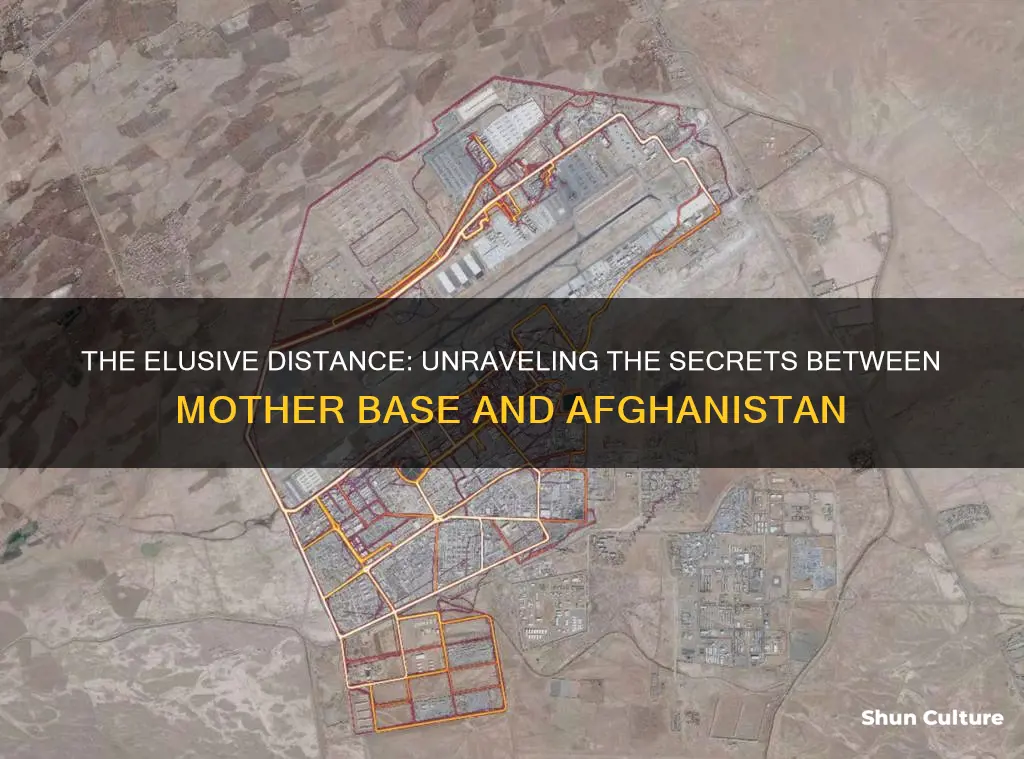 how far is afghanistan from mother base