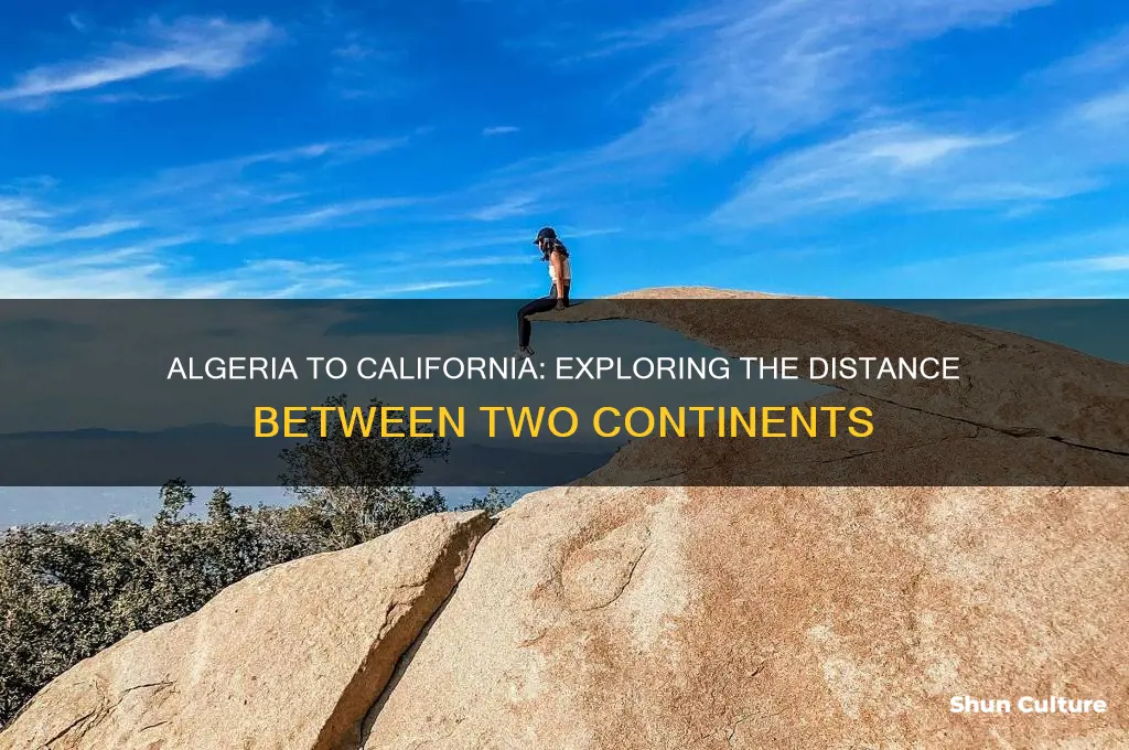 how far is algeria from california