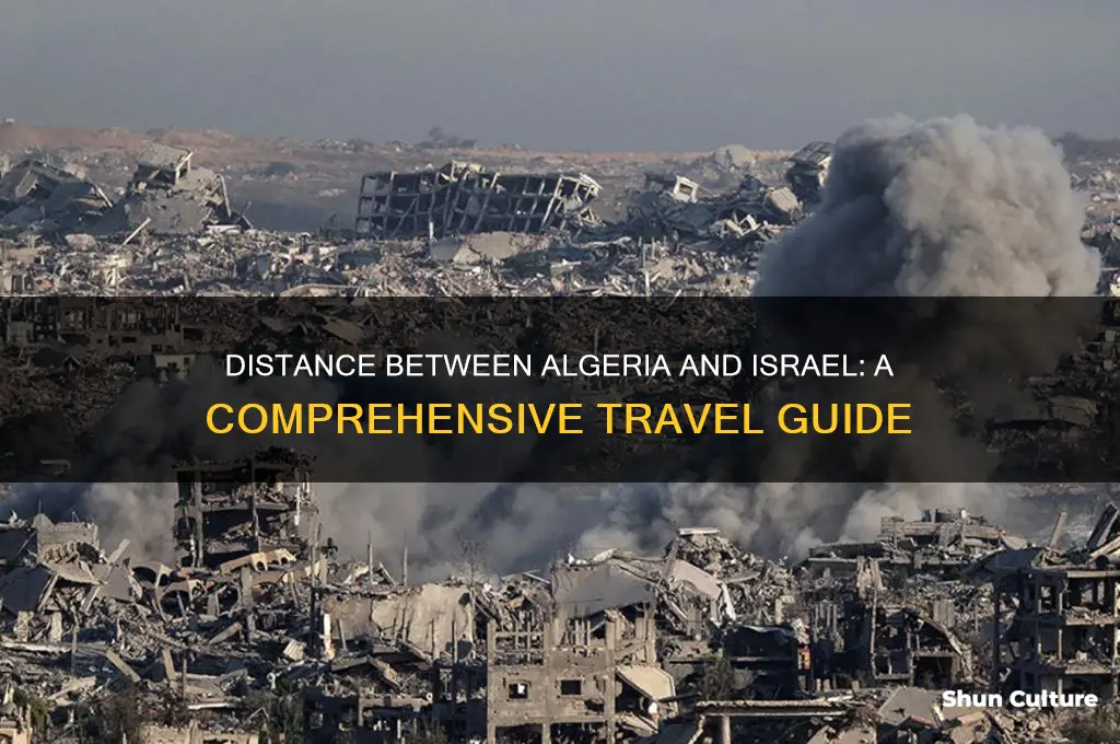 how far is algeria from israel