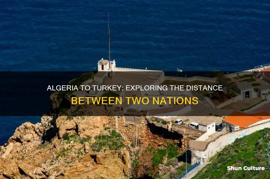 how far is algeria from turkey