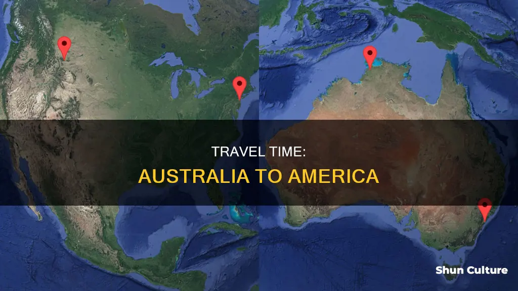 how far is america from australia