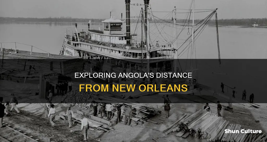 how far is angola from new orleans