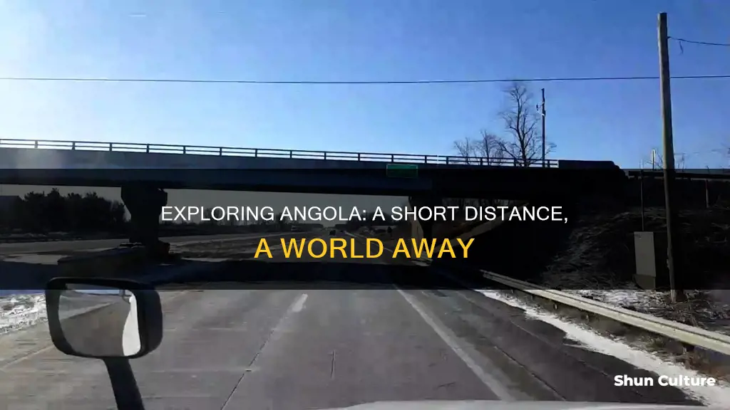 how far is angola in from fort wayne