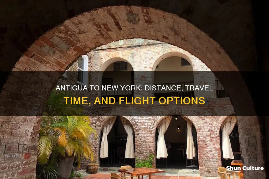 how far is antigua from new york
