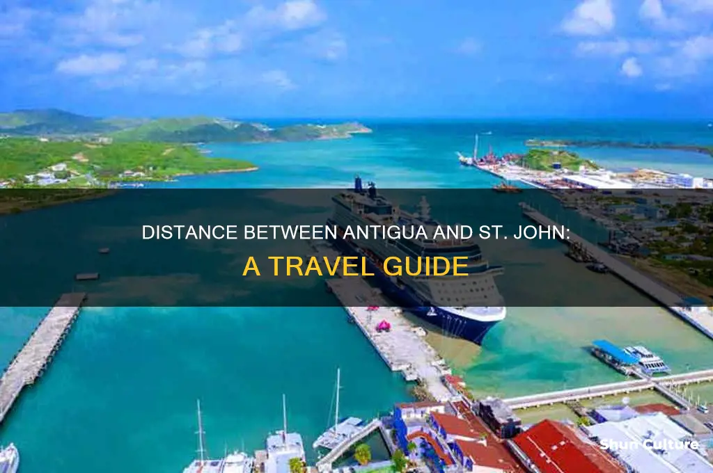 how far is antigua from st john
