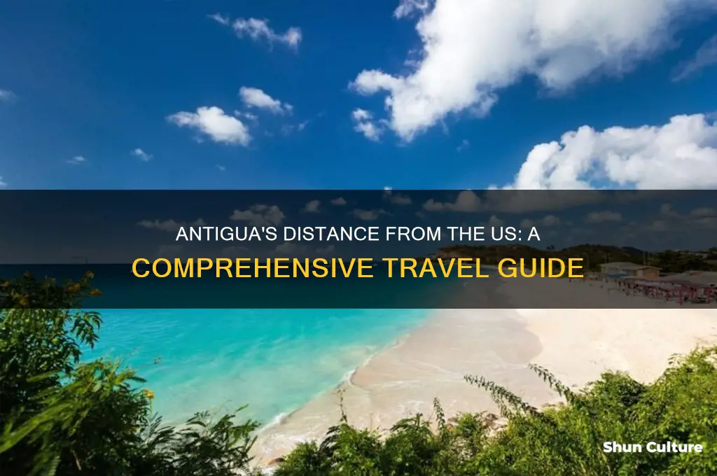 how far is antigua from the united states